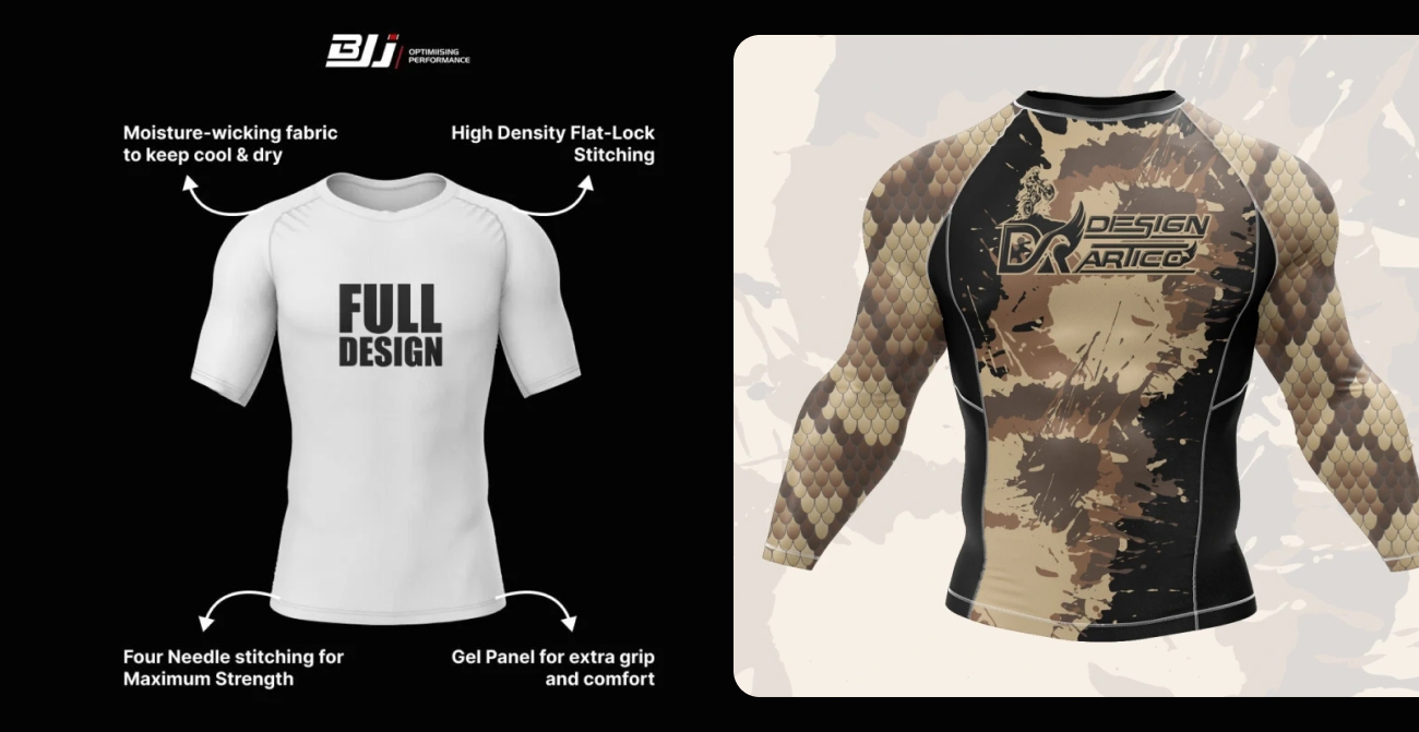 Custom Short Sleeve Rash Guards