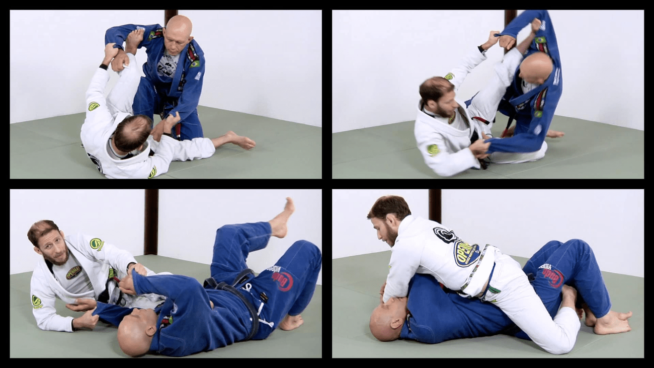 Spider guard to submission sequence
