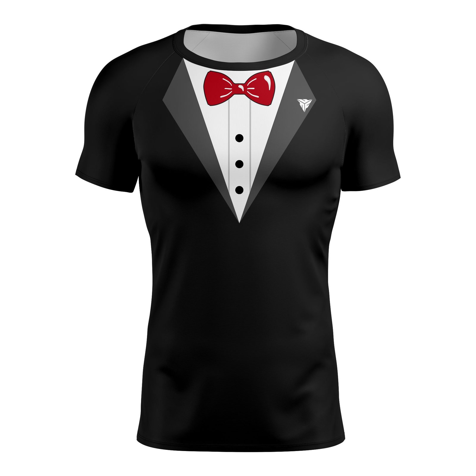 Black Tuxedo BJJ Rash Guard