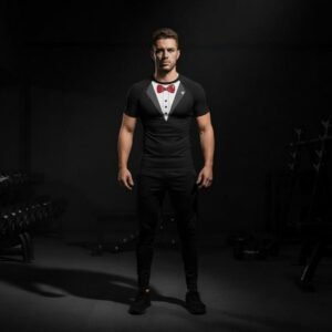 Black Tuxedo BJJ Rash Guard