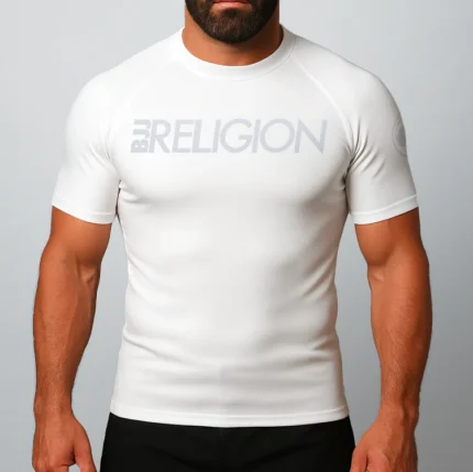 BJJ Religion Ice Short Sleeve Rash Guard Men