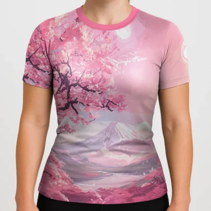 BJJ Religion Women's Pink Tranquility Rashguard